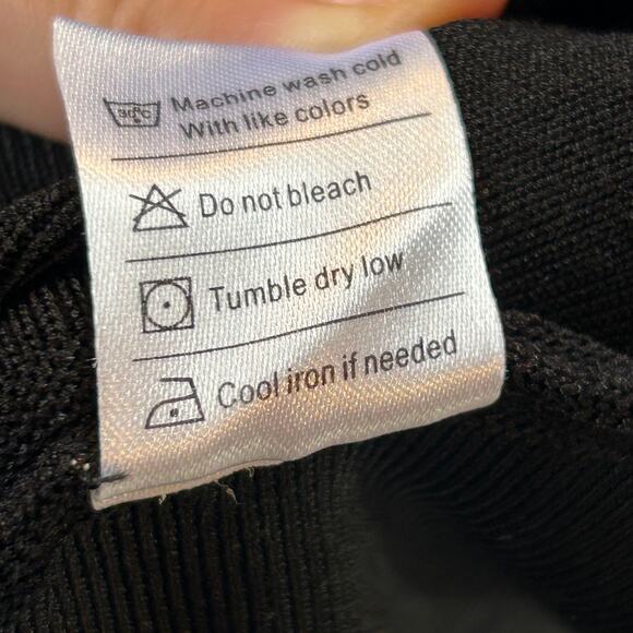 Parker Black Fit and Flare Dress Cutout Back Sleeveless Skater Style S - Picture 7 of 9